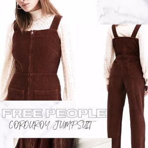 FREE PEOPLE CORDUROY JUMPSUIT